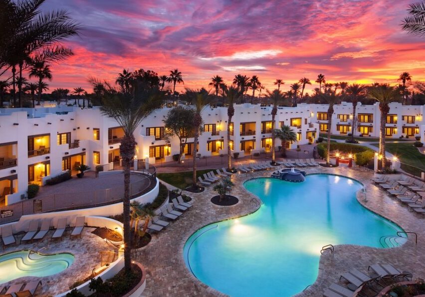 Wigwam at sunset in Arizona